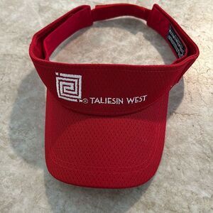 Frank Loyd Wright Taliesin Red Visor NWOT